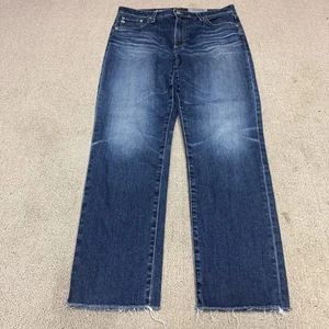 Adriano Goldschmied Jeans The Isabelle High Rise Straight Crop Blau Taschen 30 - Bild 1 von 13