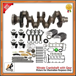 FOR RANGE ROVER 2.0D ENGINE AJ200 204DTD NITRATE CRANKSHAFT + ENGINE REBUILD KIT - Picture 1 of 1