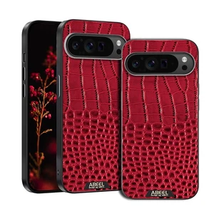 Echtleder Magnet Hülle mit Magnettechnik Auto Halter Case für Google - Picture 1 of 17