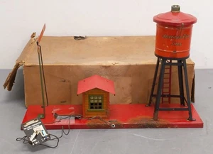 American Flyer 235 Vintage O Iluminado Cobertizo y Tanque de Agua Juego/Caja - Imagen 1 de 4