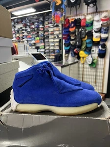 Nike Air Jordan 18 XVIII. Scamosciato blu Racer. AA2494-401 Usato Taglia 10,5m - Foto 1 di 7