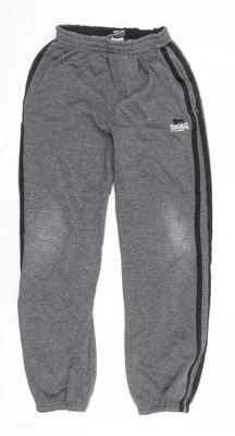 Lonsdale Boys Grey Jogger Trousers 13 Years - Image 1 of 4