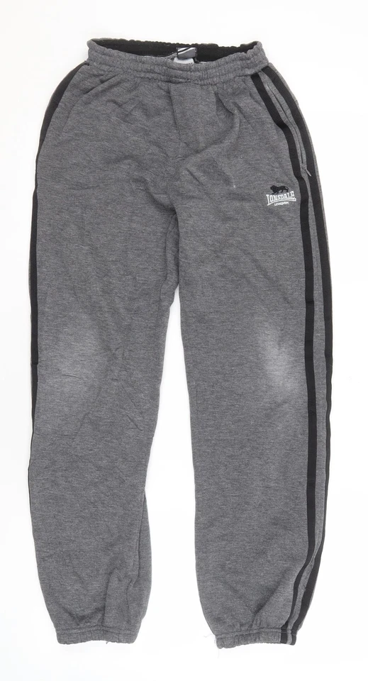 Lonsdale Boys Grey Jogger Trousers 13 Years - Image 1 of 4