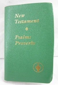 GIDEON BIBLE * 1985 NKJV * Green Pocket New Testament Psalms Proverbs  0902 - Bild 1 von 9