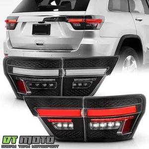 For 2011-2013 Jeep Grand Cherokee LED Tail Lights w/ Greeting Animation Lamps - Picture 1 of 11