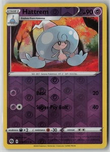 Tarjeta holográfica inversa Hattrem 019/073 Pokemon Champion's Path casi nueva (NM) 1 - Imagen 1 de 2