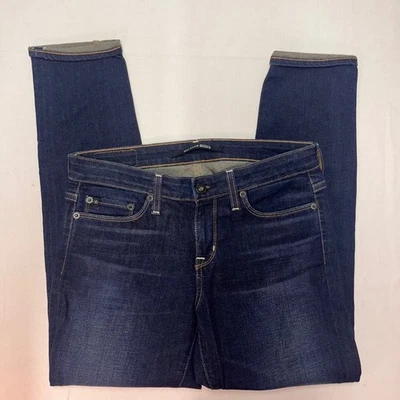 Pantalones de mezclilla Big Star 1974 lavado oscuro para mujer talla 27 The Legendary Blue Jeans Foto 1 de 4