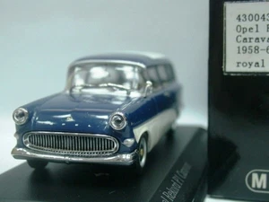 WOW EXTREMELY RARE Opel Rekord P1 Caravan 1958 Rl Blue 1:43 Minichamps-Diplomat - Picture 1 of 3
