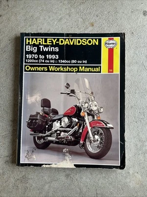 Harley Davidson manual de taller para propietarios Haynes Big Twins 1970-1993 Foto 1 de 4