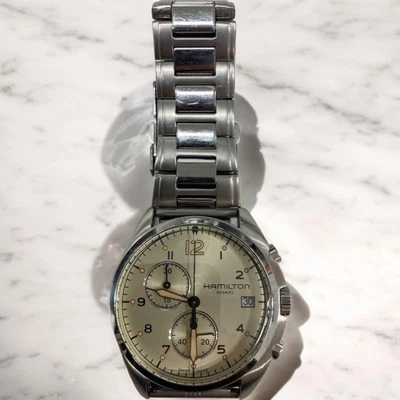 Кварцевый хронограф Hamilton Khaki Aviation Pilot Pioneer 41 мм серебристый нержавеющий ремешок - Изображение 1 из 3