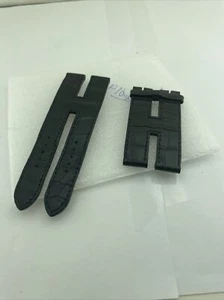 Authentic Roger Dubuis Black 33mm Leather Strap - Picture 1 of 5