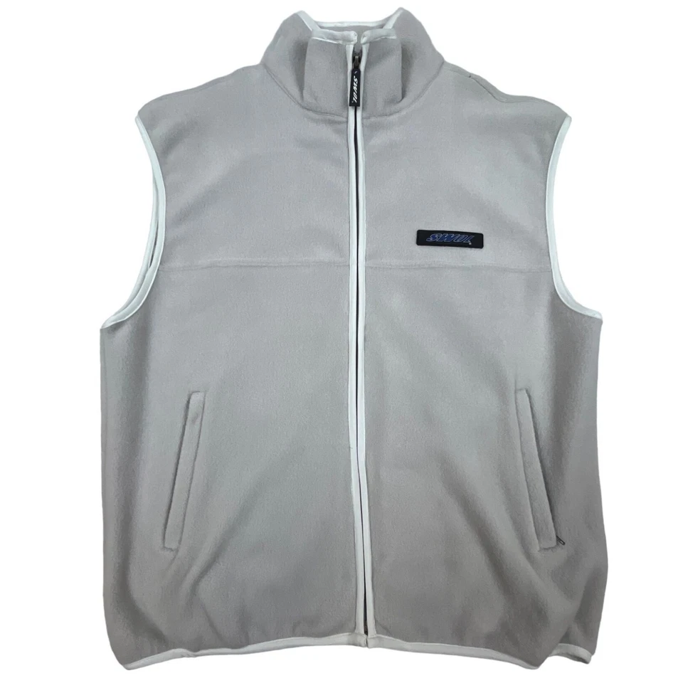 Swol Men’s Gray Sleeveless Zip Up Golf Vest Sz L - NWT - Image 1 of 4