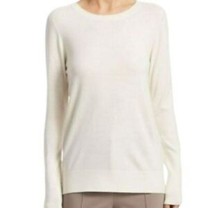 AKRIS Punto 100% Wool Sweater Womens Size 12 Long Sleeves Minimalist Timeless