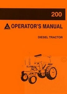 Allis Chalmers 200 Diesel Tractor Owners Operators Manual AC - Picture 1 of 1