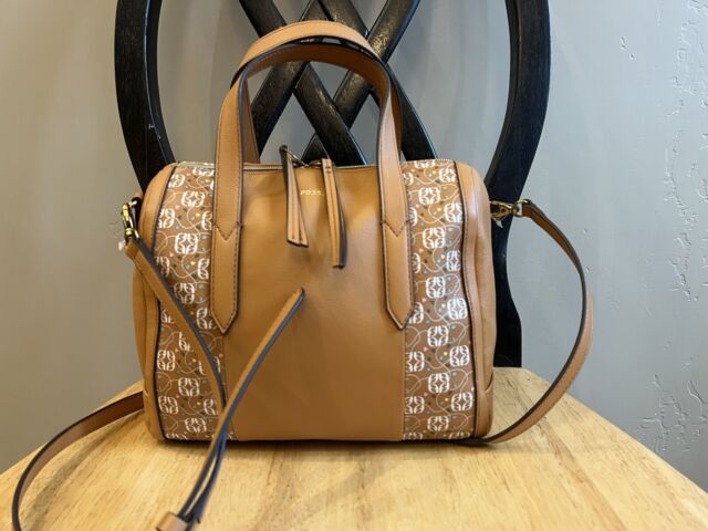 Fossil Sydney Satchel Crossbody Brown Leather Handbag SHB1978210 NWT $178  Retail