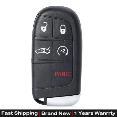 FOR 2015 2016 2017 CHRYSLER 200 REMOTE START KEY FOB 68155687AB M3M-40821302  - Image 1 of 4