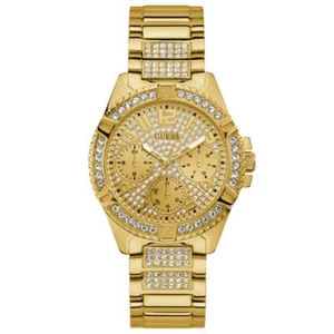 Guess W1156L2 Damenuhr Frontier Gold - Bild 1 von 3