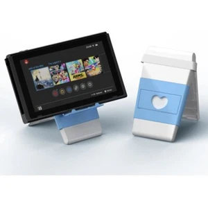 Stand & Game Storage Case Nintendo Switch/OLED Smart Phone/Tablet Adjustable - Picture 1 of 12