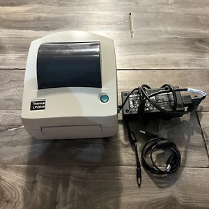 ZEBRA LP2844 Thermal Printer 4x6 labels + Cords AS-IS *POWERS ON, WONT PRINT* - Picture 1 of 5