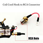 Red Tattoo Coil Cord Hook to Female Jack RCA Connector for Coil Tattoo Machin ZF
