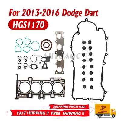Head Gasket Set for 2013 2014 2015 2016 Dodge Dart 2.0L L4 Engine HGS1170 Foto 1 de 4