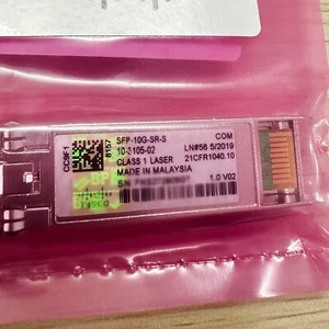 Cisco SFP-10G-SR-S 10GBASE-SR SFP+ Module 850nm 300m LC MMF (Hologram) - Picture 1 of 1
