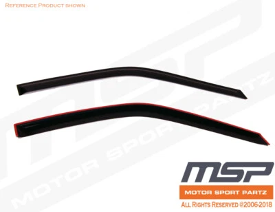 2 protectores de lluvia visera para Toyota Tercel 1995 1996 1997 1998 1999 2 puertas DX CE Foto 1 de 4