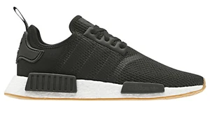 Herren Adidas NMD R_1 "Schwarz/Gummi Sport Mode Freizeit Alltag Turnschuhe B42200 - Bild 1 von 3