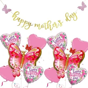 16" Best Mom Ever Balloons Set Happy Mother's Day Balloon Set for Mother's Bi... - Picture 1 of 6