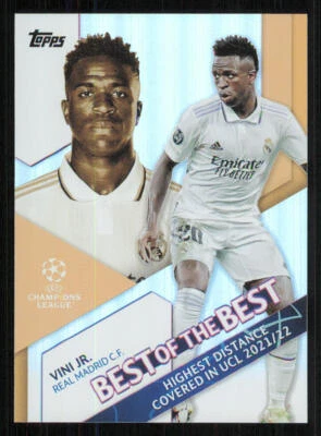 2022-23 Topps UEFA Club Competitions Best of the Best #BB5 Vini Jr. - Image 1 of 2
