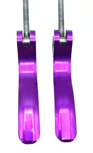 Salsa Skewers Purple 3dv Titanium Quick Release Set No Logo Vintage USA Made 90s - Picture 1 of 5