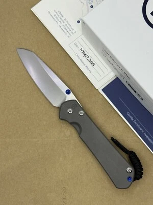 🌟 NUEVO CHRIS REEVE GRANDE SEBENZA 31 MANGO DE TITANIO HOJA DE INSINGO MAGNACUT - A Foto 1 de 2