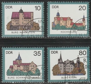 DDR 1985 SC# 2504 - 2507 - Castles Type of 1984 - Used Lot # 222 - Picture 1 of 1