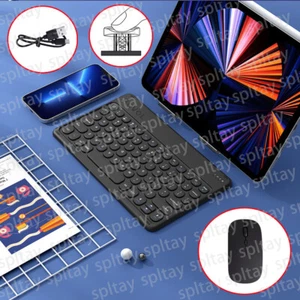 Bluetooth 3.0 Tastatur kabellos Keyboard Maus für PC Handy Tablet QWERTZ Layout - Bild 1 von 19