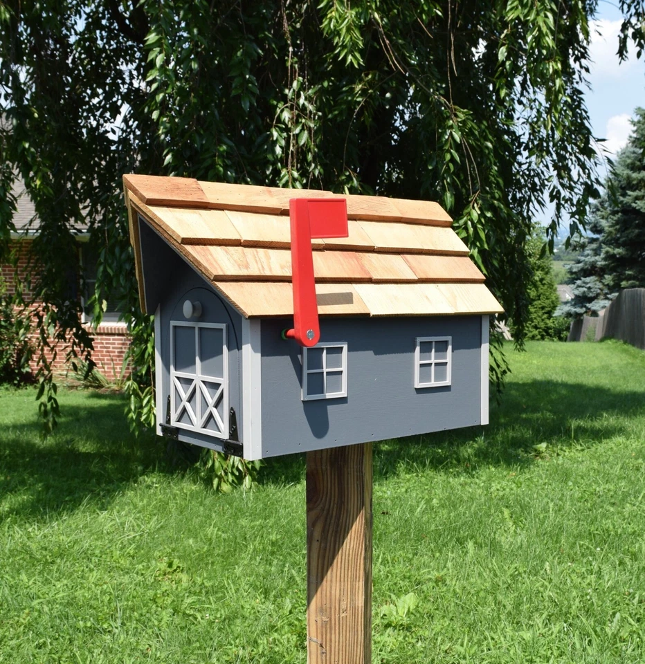 Mailbox | Amish mailbox | Wood Mailbox | Amish Handmade | Made in USA - Image 1 of 1