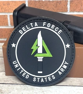 Tactical Morale Patch - PVC Delta Force Army Patch - Hook Loop Gun Army Patch - Bild 1 von 5