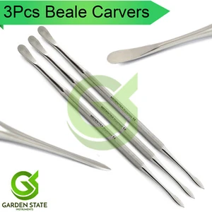 3 Stck. Dental Beale Wachsen Modellieren Schnitzer Zahntechniker Wachs Schnitzwerkzeuge - Bild 1 von 2