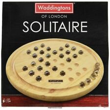 Wooden Solitaire Vintage Board & Traditional Games