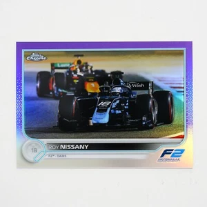 2022 Topps Chrome Formula 1 F2 Cars Purple Refractor /399 Roy Nissany #143 - Picture 1 of 2