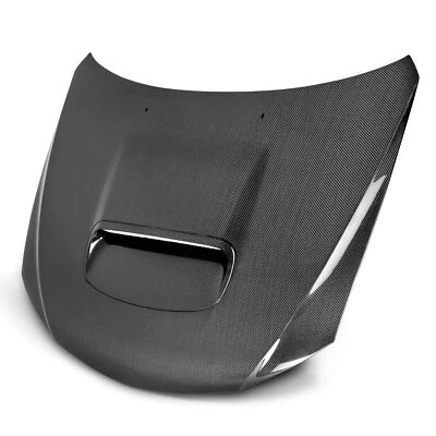 2008-2014 Subaru Impreza WRX OE Style Carbon Fiber Hood - Image 1 of 4