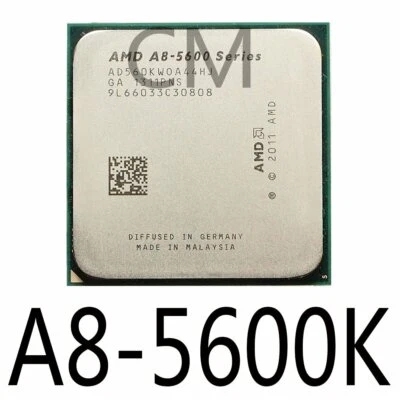 AMD A8-3800 A8-3820 A8-3850 A8-3870K A8-5500 A8-5600K CPU Processor - Image 1 of 4