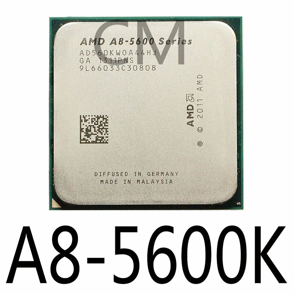 AMD A8-3800 A8-3820 A8-3850 A8-3870K A8-5500 A8-5600K CPU Processor - Image 1 of 4