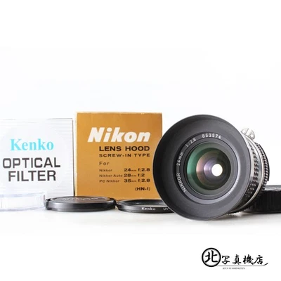 [Unused w/HOOD] SIC Nikon Ai-s Nikkor 24mm f/2.8 MF Wide Lens For F3 From JAPAN - Image 1 of 4