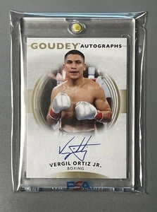 VERGIL ORTIZ JR 🏆“RARE” ✨ROOKIE✨ CARD! AUTHENTIC AUTOGRAPH! (HARD SIGNED) - Picture 1 of 2