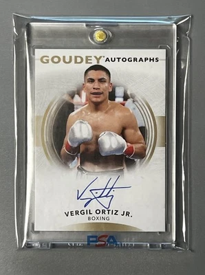 VERGIL ORTIZ JR  🏆“RARE” ✨ROOKIE✨ CARD!  AUTHENTIC AUTOGRAPH! (HARD SIGNED) - Image 1 of 2
