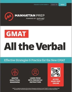 GMAT All the Verbal: Effective Strategies & Practice for the new GMAT - Foto 1 di 1