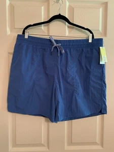 All in Motion Herren Größe XL Volley Shorts blau Nylon UPF 50 feuchtigkeitsableitend neu mit Etikett - Bild 1 von 4