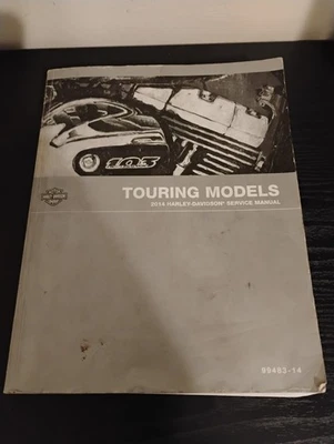 OEM HARLEY 2014 TOURING MODELS MANUAL DE TALLER DE REPARACIÓN DE SERVICIO DE FÁBRICA 99483-14 Foto 1 de 4