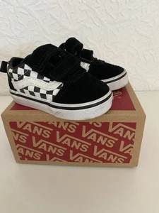 Vans Baby Schuhe Gr, 19 Schwarz Weiß Gebraucht - Bild 1 von 3