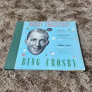 Bing Crosby Merry Christmas 78 rpm Original Decca Vinyl Album A-550 Sold as-is - Picture 1 of 7